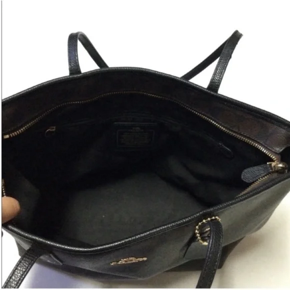 Coach Signature Canvas Tote - Picture 6 of 16